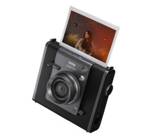 FUJIFILM INSTAX WIDE EVO Hybrid Instant Film Camera, Smart Printing, 16MP Sensor, 10 Lens Effects and 10 Film Effects, Flash, Built-In Selfie Mirror, Wide-Angle Mode, BT, App Support | 16840957