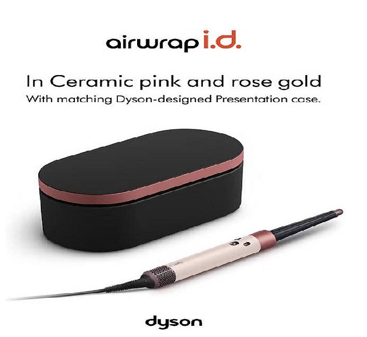 Dyson HS08 Airwrap i.d.™ Multi-Styler & Dryer – Straight+Wavy Attachment 1300W Bluetooth (Ceramic Pink/Rose Gold) - International Version - Image 2