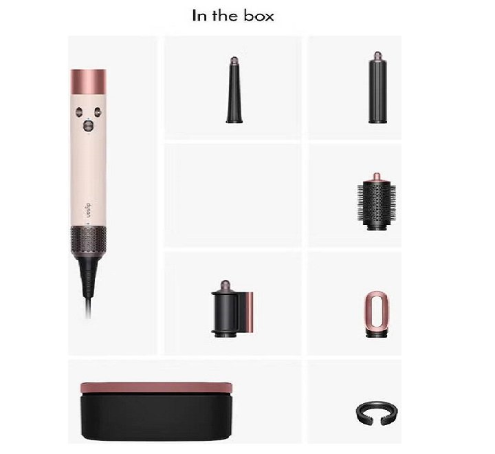 Dyson HS08 Airwrap i.d.™ Multi-Styler & Dryer – Straight+Wavy Attachment 1300W Bluetooth (Ceramic Pink/Rose Gold) - International Version - Image 5