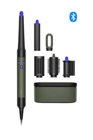Dyson HS08 Airwrap i.d.™ Multi-Styler & Dryer – Straight+Wavy Attachment 1300W Bluetooth (Ceramic khaki) – International Version